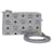 MCM Vicetos Logogram Accessory Pouch PVC Silver Auth 69723A Silvery  ref.1372535