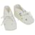 Hermès HERMES Chaussons Bébé coton Blanc Auth 72078  ref.1372545