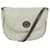 Christian Dior Bolso de hombro de lona con forma de panal Cuero de PVC Blanco Auth 73252  ref.1372554