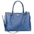 Prada Blue Saffiano Leather Galleria Handbag  ref.1372581