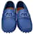 Gucci Loafer Slipper Blau Leder  ref.1372597