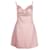 Reformation – Sullivan – Minikleid mit Bindeband vorn aus rosa Leinen  ref.1372616