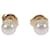 Mikimoto 18k Gold Pearl Stud Earrings Metal Earrings in Excellent condition  ref.1372669