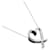 Tiffany & Co Collana con ciondolo a forma di cuore con diamanti Collana in metallo in condizioni eccellenti  ref.1372737