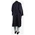Les Prairies de Paris Navy button-up wool coat - Brand size 1 Navy blue - view 2