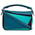 LOEWE Mini borsa puzzle tricolore blu Pelle Vitello simile a un vitello  ref.1372846