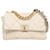 Chanel White Large Lambskin 19 Flap Cream Leather  ref.1372853