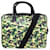 NEW MONTBLANC X BAPE BAG 125347 CAMOUFLAGE LEATHER DOCUMENT HOLDER BRIEFCASE Green  ref.1372955