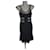 Blumarine Kleid Schwarz Mehrfarben Seide Synthetisch  ref.1372960