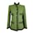 Chanel Novo casaco tweed icônico Verde  ref.1372981