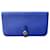 Hermès Carteira de couro Dogon Azul  ref.1372983
