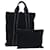 Hermès HERMES Fourre Tout Cabas Tote Bag Canvas Black Gray Auth yk12034 Grey Cloth  ref.1373050