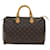 Louis Vuitton Speedy 35 Brown Cloth  ref.1373454