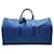 Louis Vuitton Keepall 50 Blau Leder  ref.1373547