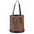 Louis Vuitton Bucket Brown Cloth  ref.1373622