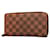 Louis Vuitton Portefeuille zippy Brown Cloth  ref.1373660