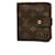 Louis Vuitton Compact zip Marrom Lona  ref.1373738
