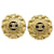 Chanel CC Dourado Metal  ref.1373743