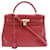 Hermès Kelly 32 Red Leather  ref.1373776