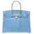 Hermès Birkin 35 Blau Leder  ref.1373905