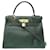 Hermès Kelly 28 Green Leather  ref.1374081