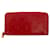 Louis Vuitton Portefeuille zippy Rosso Pelle verniciata  ref.1374180