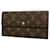 Louis Vuitton Portefeuille Sarah Brown Cloth  ref.1374286