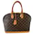 Alma Louis Vuitton Large Soul Brown Leather Cloth  ref.1374478