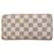 Louis Vuitton Zippy Branco Lona  ref.1374605