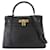 Hermès Kelly 28 Black Leather  ref.1374781
