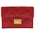 Chanel Matelassé Rot Leder  ref.1374785