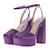 PRADA  Sandals T.EU 38 Polyester Purple  ref.1374915