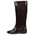 Fendi Brown FF rubber boots - size EU 37  ref.1374947