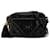 Camera Bolsa para câmera Chanel preta CC acolchoada em pele de cordeiro com borla Preto Couro  ref.1374963