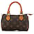 Louis Vuitton Brown Monogram Mini HL Speedy Leather Cloth  ref.1374979