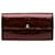 Portefeuille Sarah Monogram Vernis Rouge Louis Vuitton Cuir Cuir vernis Bordeaux  ref.1374981