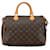 Louis Vuitton Brown Monogram Speedy 30 Leather Cloth  ref.1375012