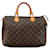 Louis Vuitton Brown Monogram Speedy 30 Leather Cloth  ref.1375022