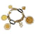 Raro  bracciale vintage DOLCE & GABBANA "Token Money" dorato D'oro Acciaio  ref.1375065