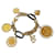 Raro bracelete vintage DOLCE & GABBANA "Token Money" dourado Aço  ref.1375065