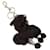 Gucci Poodle Keychain Bag Charm Porta-chaves de lona em bom estado  ref.1375084