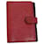 LOUIS VUITTON Epi Agenda PM Day Planner Cover Red R20057 LV Auth 74036 Leather  ref.1375228