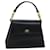 VALENTINO Chain Hand Bag Leather Black Auth yk12215  ref.1375243