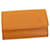 LOUIS VUITTON Etui Epi Multi Cles 6 Clés Orange Mandarine M6381H Auth LV 74240 Cuir  ref.1375313