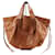 Isabel Marant Leather Cerf Tote Brown  ref.1375358