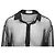 Camicia velata Saint Laurent Nero - vista 3