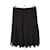 Chanel falda de seda Negro  ref.1375636