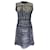 Autre Marque Robe en tweed tissé à détails métallisés multicolores Jason Wu bleu/noir Coton  ref.1375688