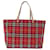 Burberry Nova Check Synthétique Rouge  ref.1375777