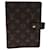 Louis Vuitton Agenda MM Brown Cloth  ref.1375828